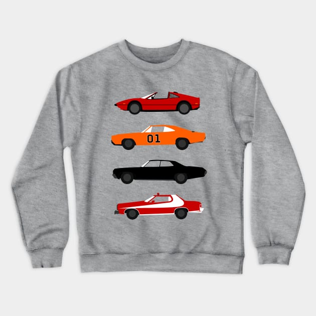 The Car's The Star: TV Edition Crewneck Sweatshirt by Paulychilds